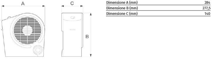 Vortice Переносной и установочный тепловентилятор Scaldatutto 70188 - Вид №3