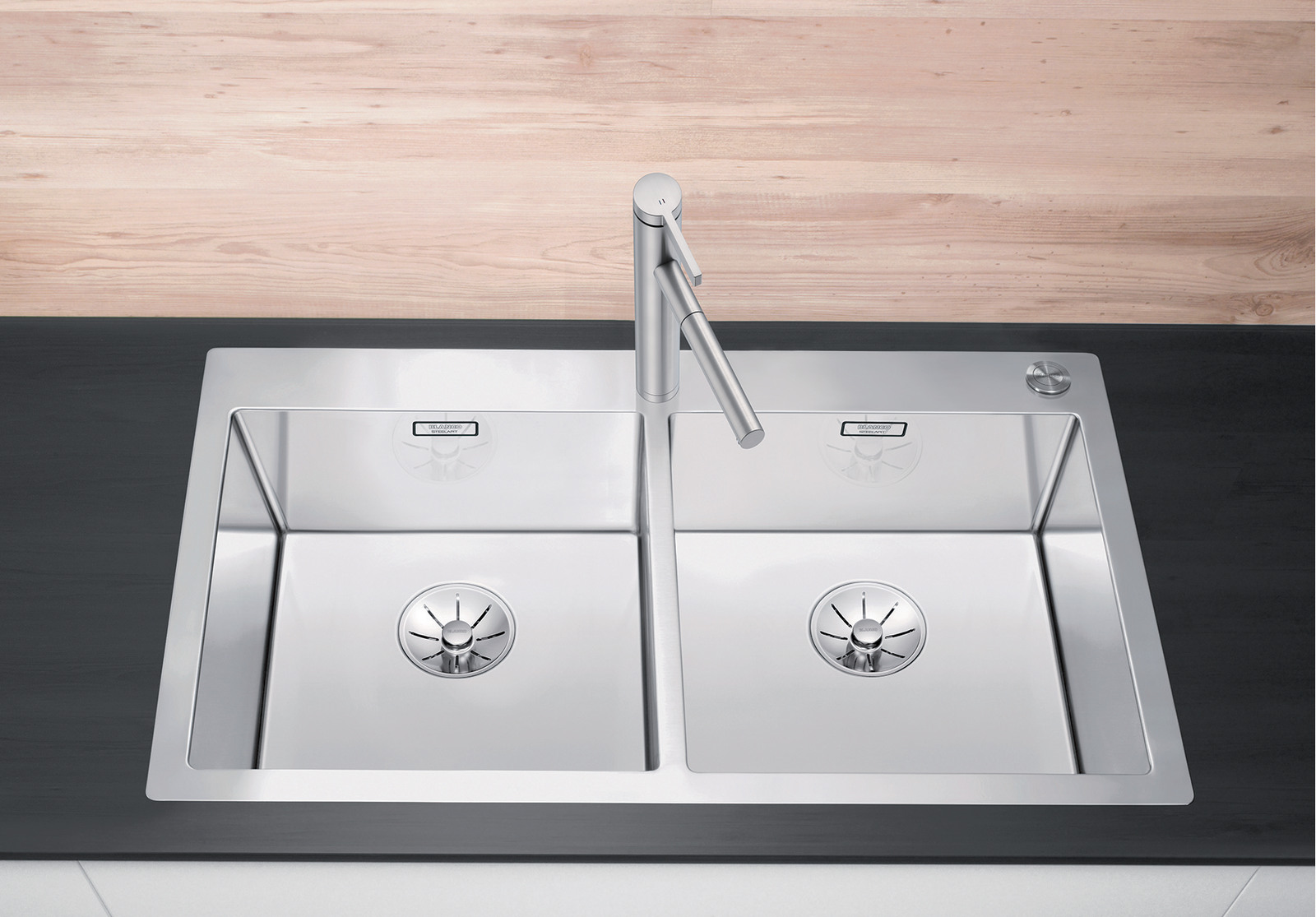 521654 Кухонная мойка Blanco Claron 400/400-IF/A  Blanco Claron