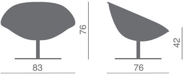 Kastel Поворотное кожаное кресло с подлокотниками sun-id-1394142 - Вид №2