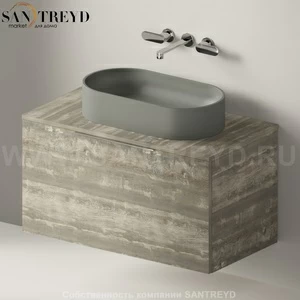 Flaminia BOX Настенная тумба для раковины 95 см с 1 ящиком BX823.WW