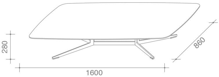 Lema Прямоугольный журнальный столик из термообработанного дуба sun-id-1461080 - Вид №5