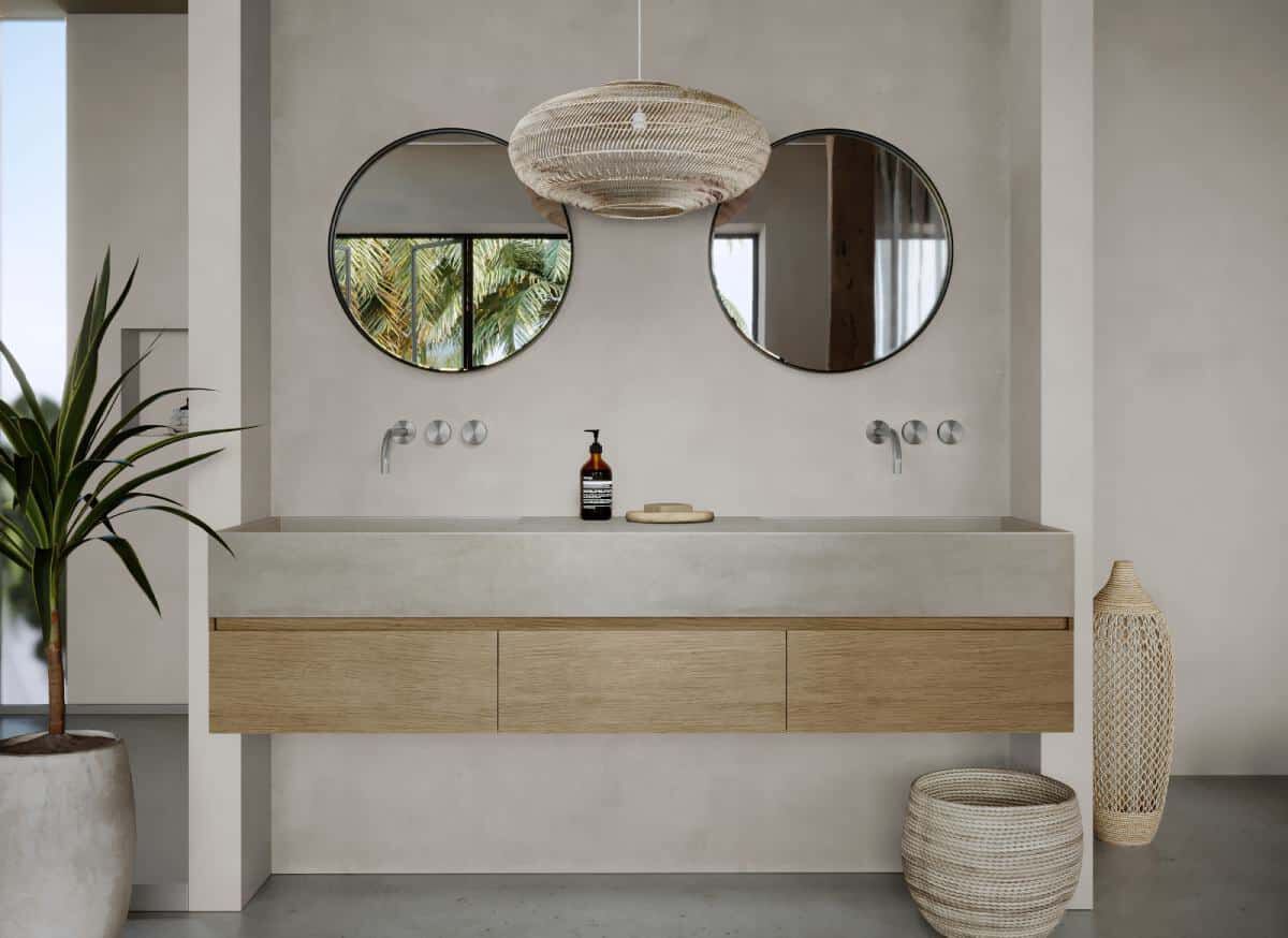 Подвесной прямоугольный двойной умывальник COCOON Maison ARCH-00125699 - Вид №9