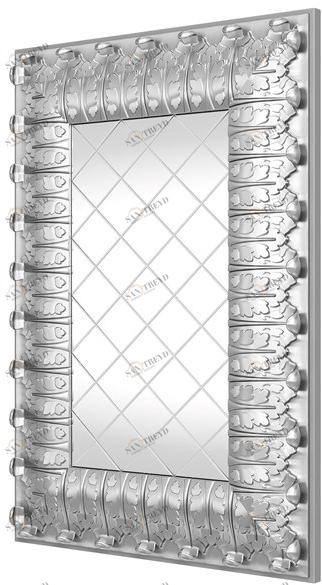 DWFI Прямоугольное зеркало в настенной раме  00002439 