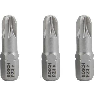 Бита крестовая Bosch Extra Hard 2607001562 PZ3x25 мм, 3 шт. 83433302 STLM-2014576