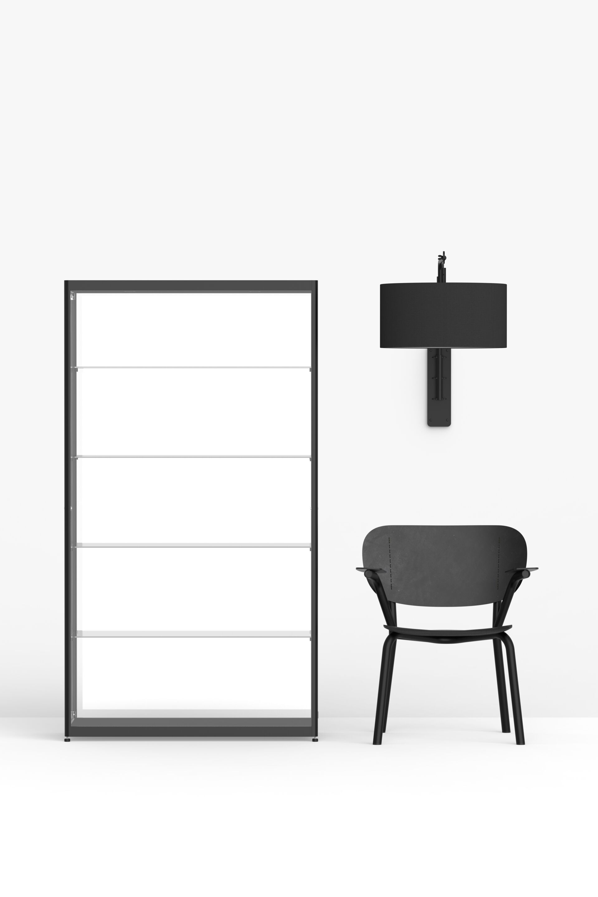 Настенный светильник из стали и ткани с гибкой рукояткой FUNCTIONALS SWIVEL ARCH-00039568 - Вид №6