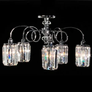 Потолочная люстра Citilux Синди CL330151 CITILUX ДИЗАЙНЕРСКИЕ, СИНДИ ХРОМ 183108 Хром