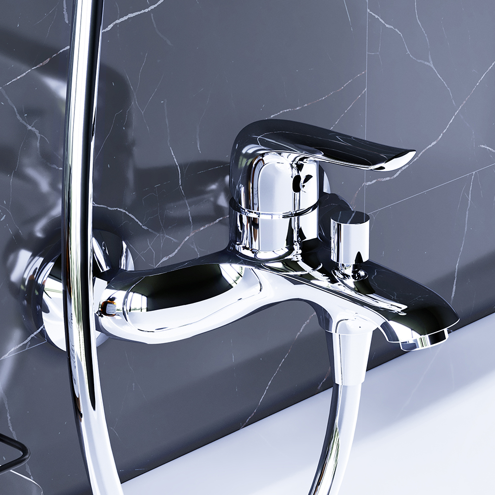 321000000 _ххх 2 смеситель для ванны/душа Damixa Palace Evo  - Вид №4