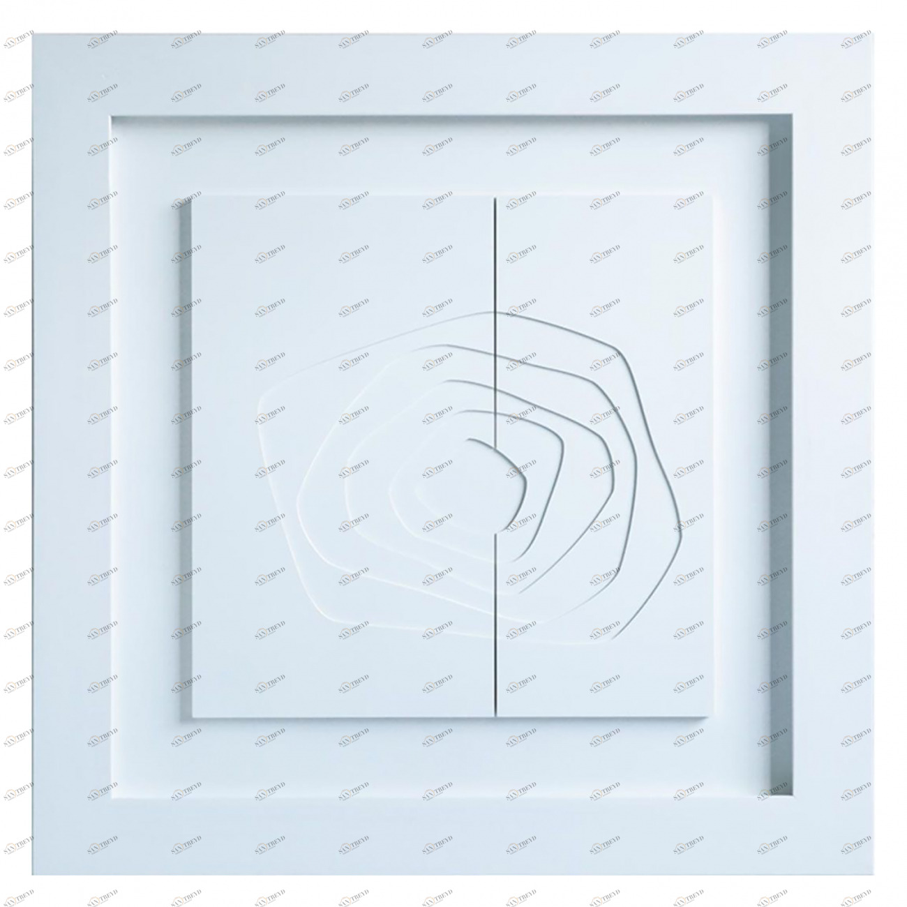 Панно-картина на стену White kvadro EVENHOME  192756 Белый 