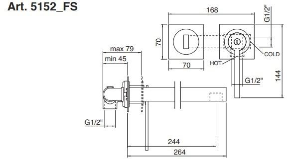 Rubinetterie Treemme Time_out  5151-5152  - Вид №3