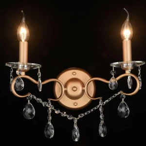 Бра настенное золотистое Lumien Hall "Юнона" 0016/2W-ITGD LUMIEN HALL СВЕЧА 00-3931622 Золото
