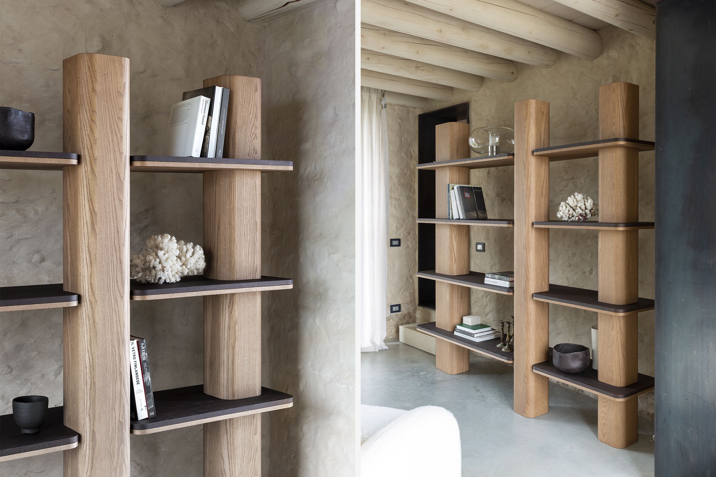 Самонесущая Книжная полка в день Carpanese Home Rising ARCH-00009964 - Вид №2