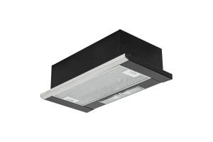 16783057 Кухонная вытяжка 600 black, inox, 1 мотор 00021300 KRONA Kamilla slim