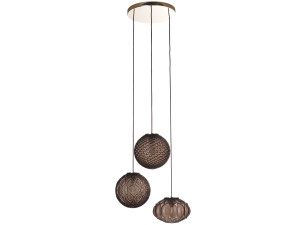 Подвесной светильник из дутого стекла