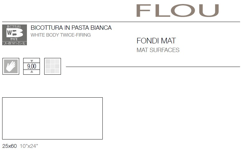 CERAMICHE BRENNERO Белая плитка для стен Flou sun-id-1383258 - Вид №7