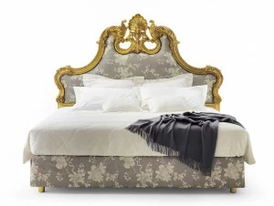 OAK Двуспальная кровать из ткани с мягким изголовьем Galleria