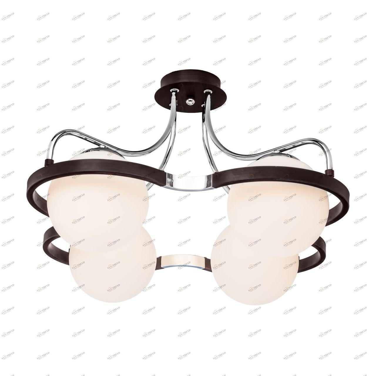 Потолочная люстра Silver Light Globe 209.59.4 SILVER LIGHT GLOBE WENGE 183366 Белый 