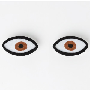 DYEYESOBR Носки eye, коричневые Doiy