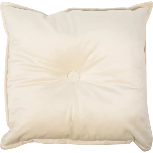 Подушка Бархат 43х43 см кремовая