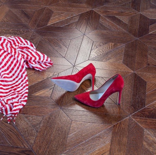 Модульный паркет Marco Ferutti Castello Castello Кэмбридж Дуб с брашью (Текстурированная) 450х450 мм 2600600040 - Вид №1