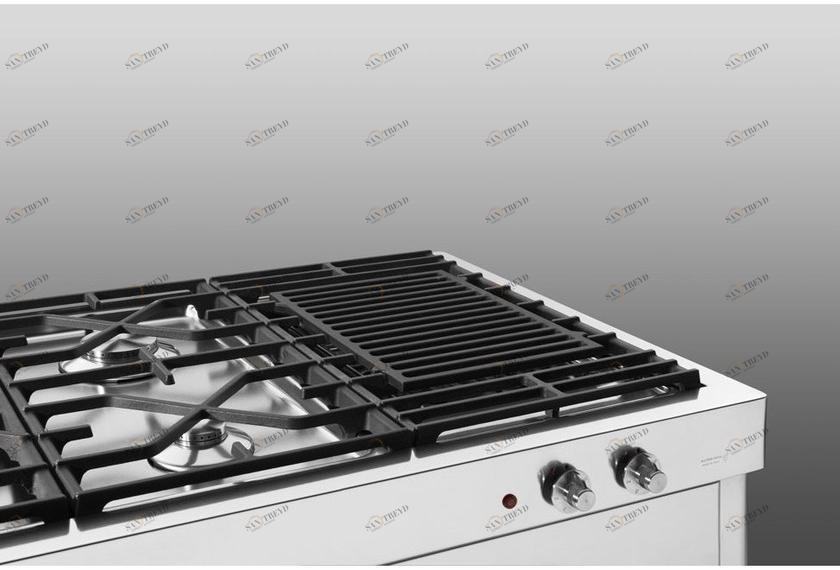 ALPES-INOX Электрическая плита из нержавеющей стали с грилем Strumenti d’oggi sun-id-1472164