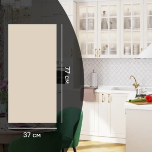 KONSENSA Фальшпанель Оксфорд для кухонного шкафа 37×77 см бежевый МДФ 89366072