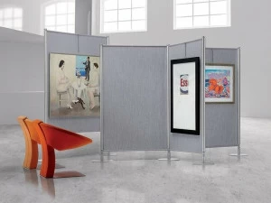Slalom Отдельностоящая перегородка из пвх и ткани Partition system