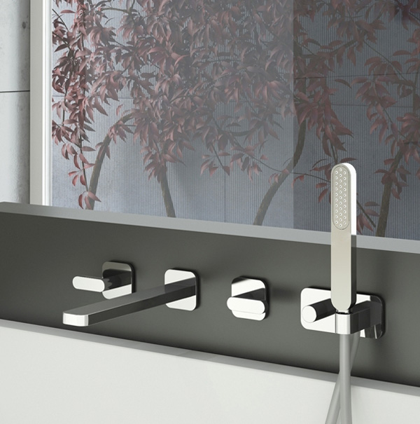 LV720901015 Смеситель для ванны с душем Webert Living - Вид №1