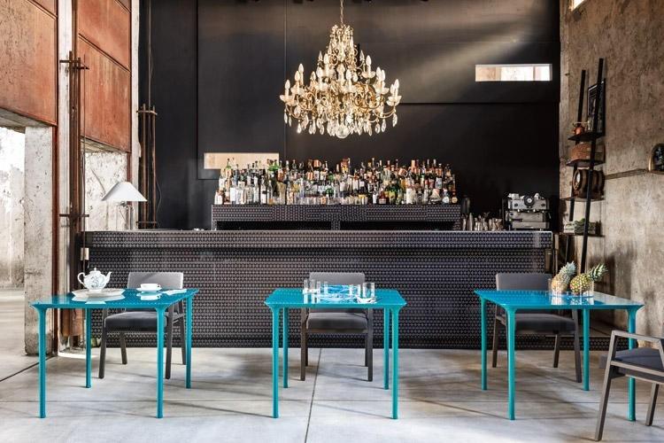 Tacchini Квадратный штабелируемый стол sun-id-1453592 - Вид №1