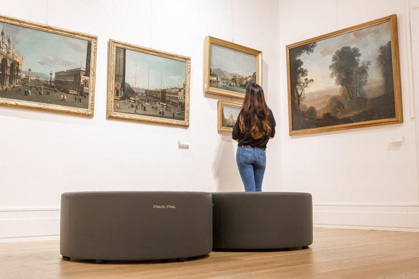 Real Piel Пуф из круглой ткани с обивкой sun-id-1447863 - Вид №7