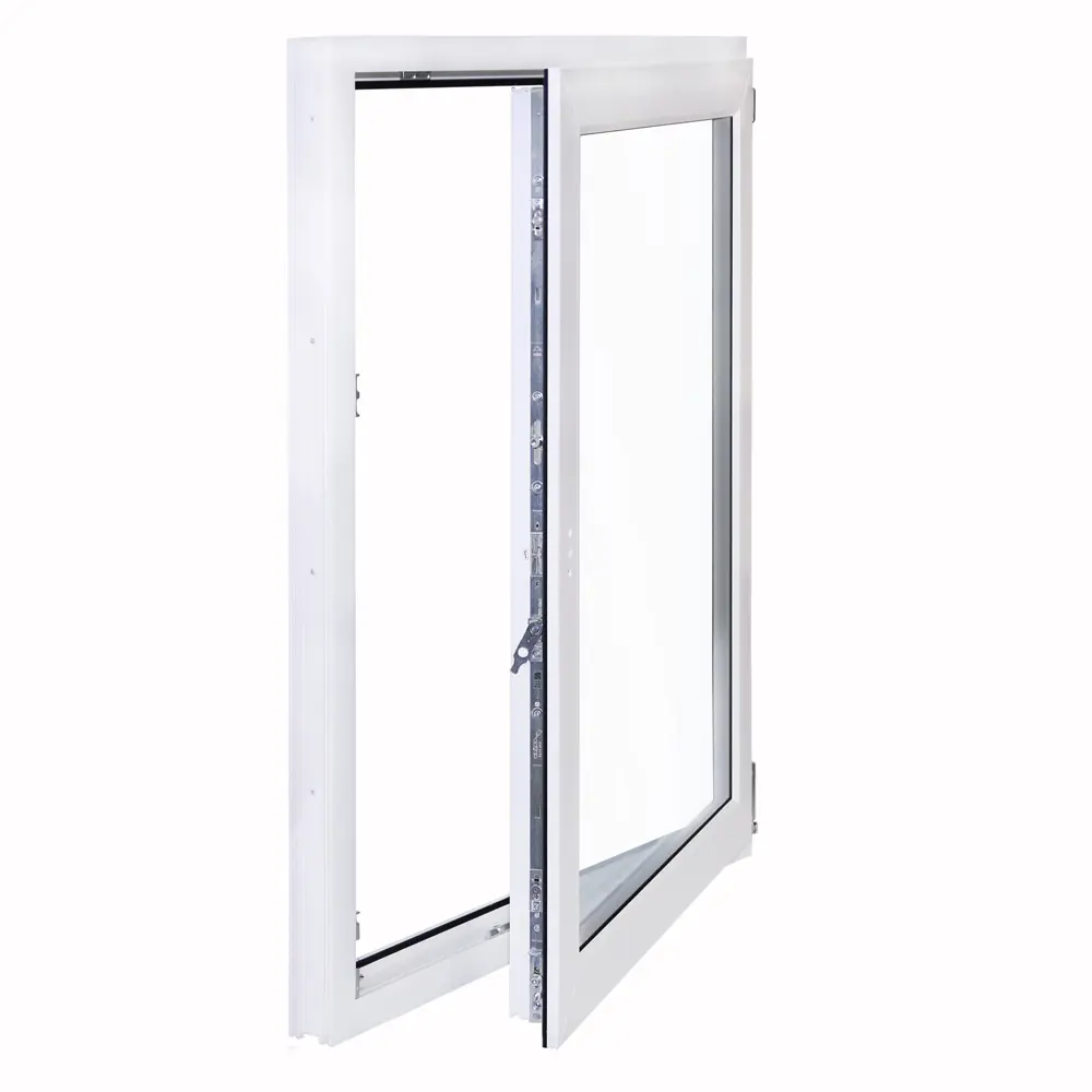 Окно ПВХ VEKA одностворчатое белое с темным дубом 1170x800 мм 84506469 STLM-0050800 - Вид №3