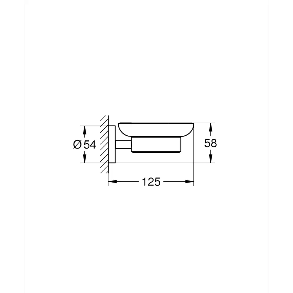 Мыльница подвесная Grohe Essential 40444001 Essentials STLM-2023565 - Вид №6