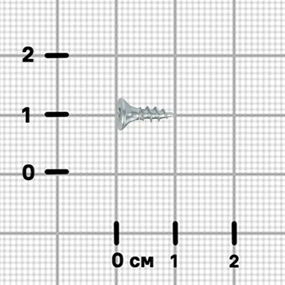 Универсальные саморезы DILWIS потайные 3×10 мм с острым наконечником (200 шт) 89386276 STLM-1564575 - Вид №2