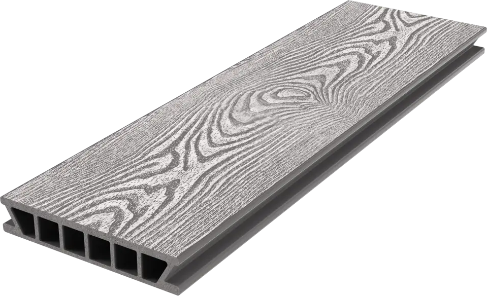 Террасная доска Holzhof Classic в оттенке Венге с текстурой натурального дерева 89357807