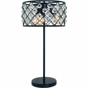 Настольная лампа Divinare Brava 8203/01 TL-3 DIVINARE ИНТЕРЬЕРНЫЕ 080482 Прозрачный;черный