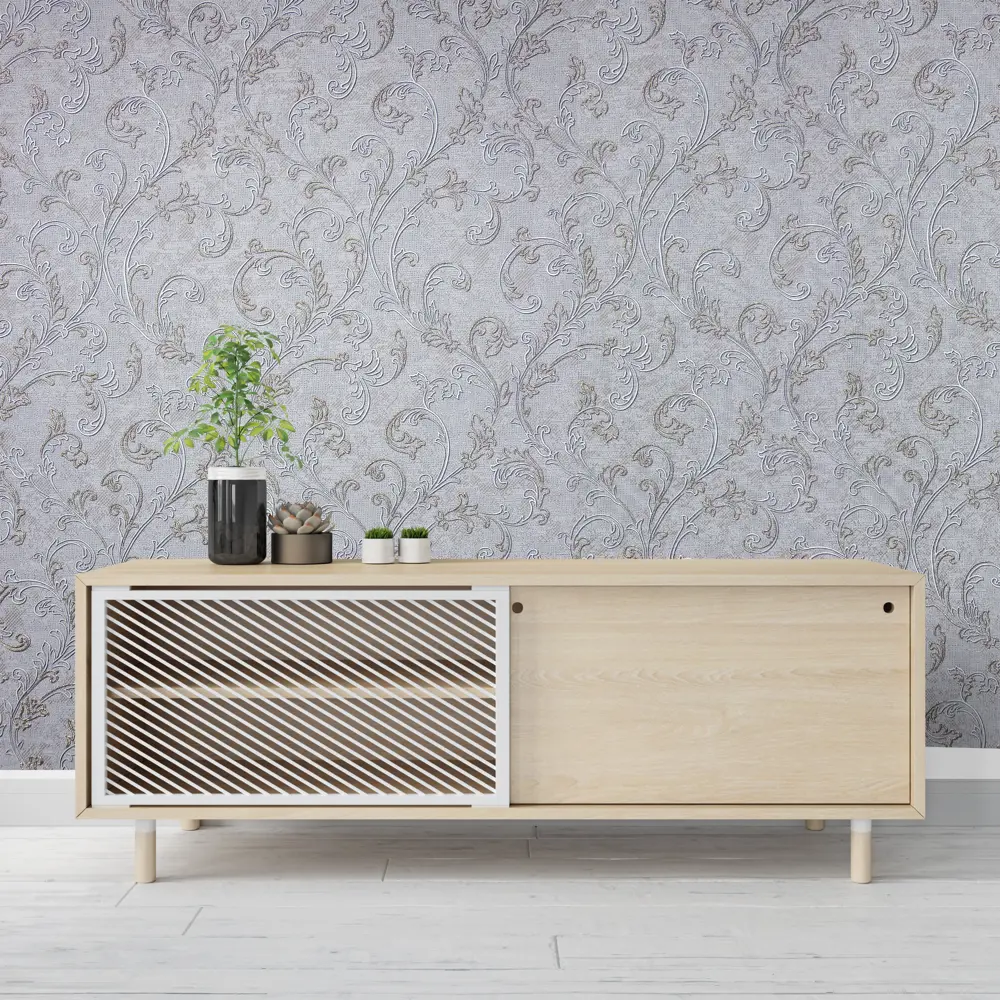 Обои флизелиновые Startdeco Магдалена серые 1.06 м 989327 STLM-2151706 - Вид №3