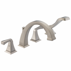 T4751-SP Римская ванна с ручным душем Delta Faucet Dryden Пятно из нержавеющей стали