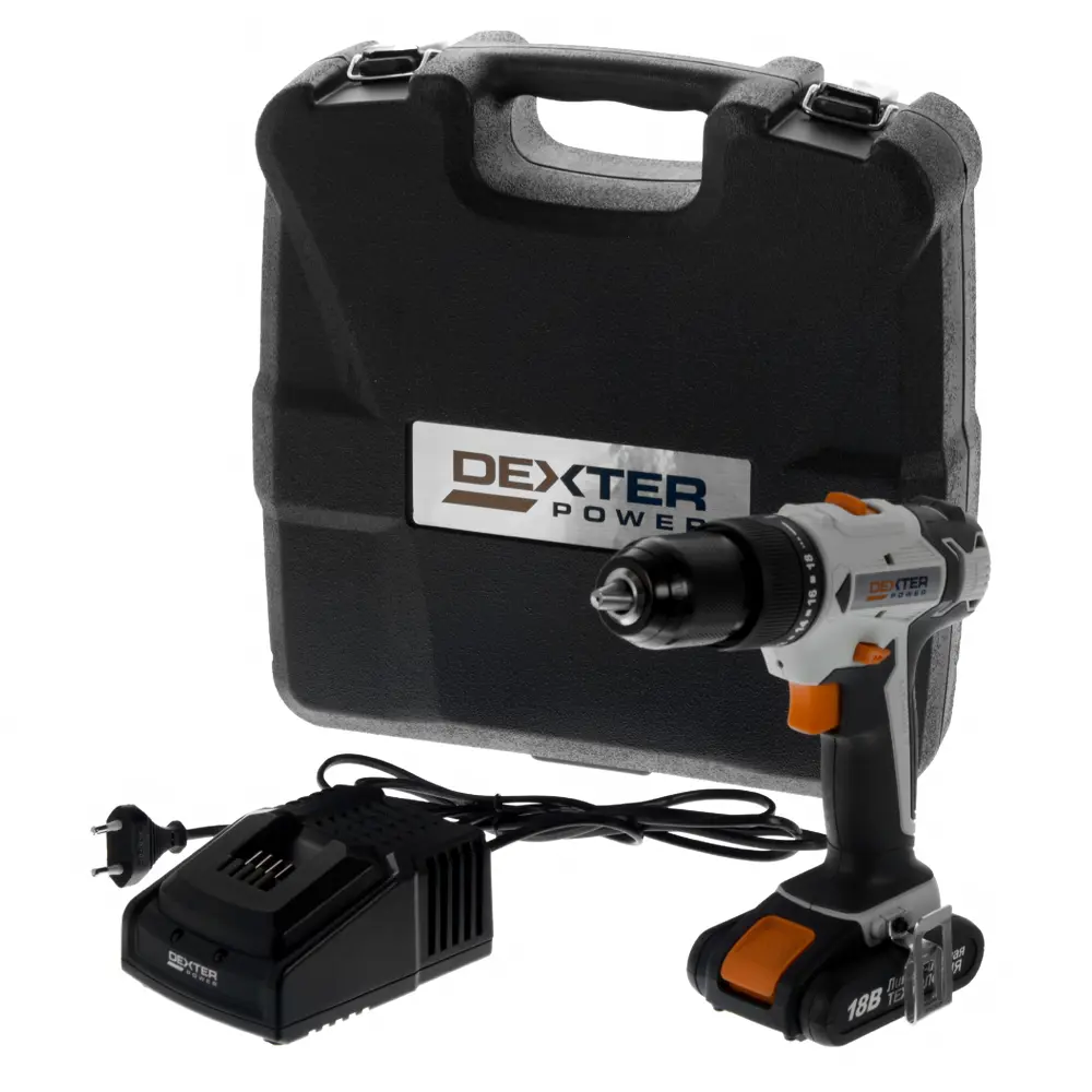 Шуруповерт Dexter, Li-ion 18 В, 2 Ач 15549451 STLM-2061507 DEXTER POWER  - Вид №3