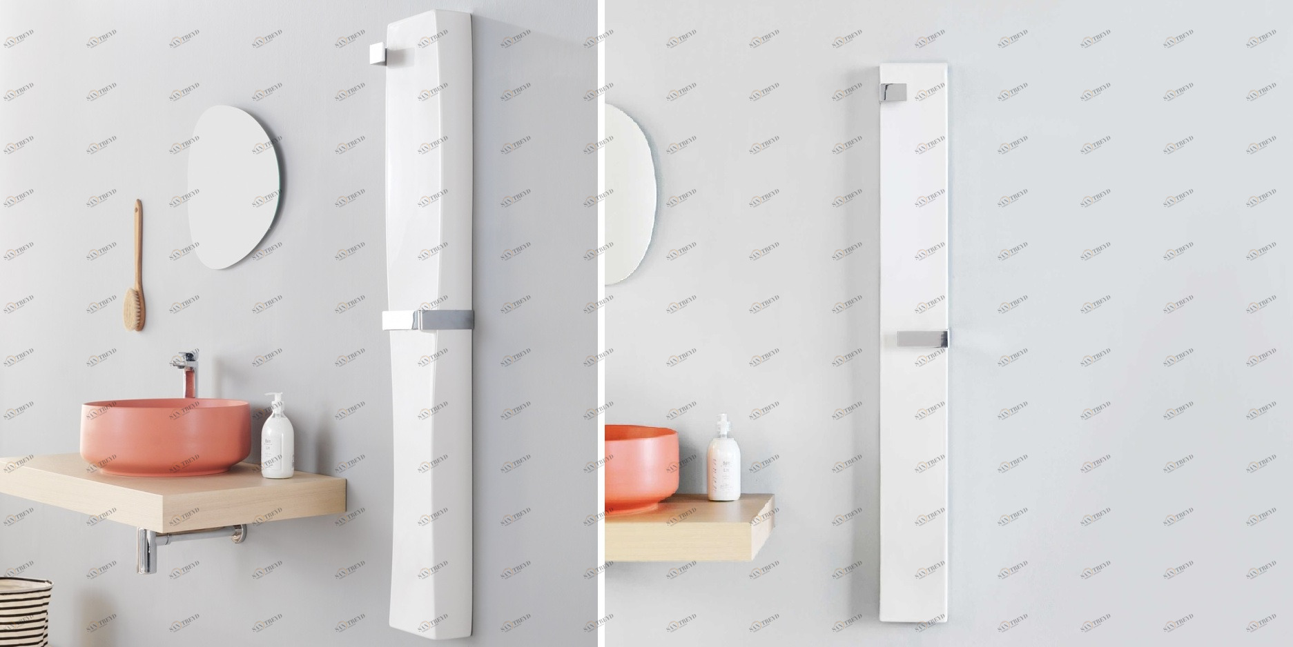 Полотенцесушитель электрический из керамики SURF OSC004 ArtCeram 