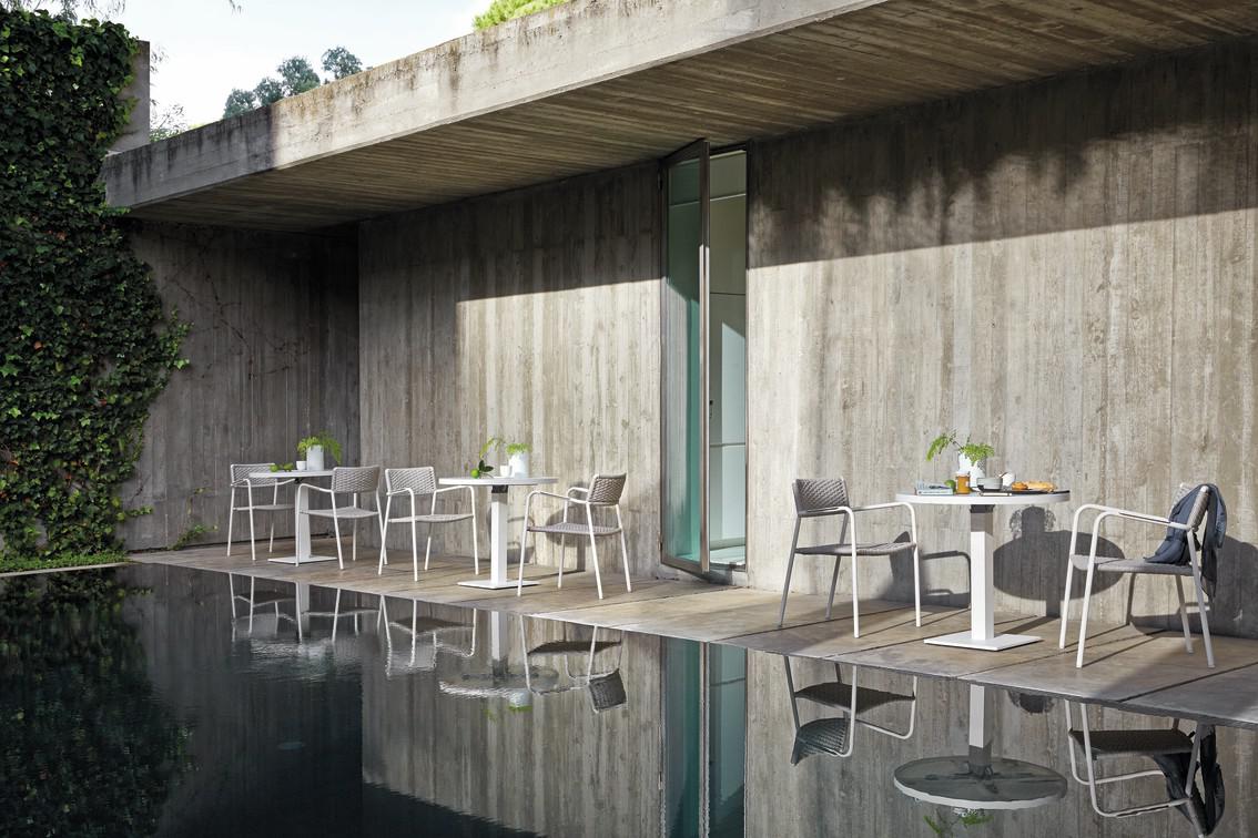 Стул лава веревка 11мм антрацит Manutti Echo MNST584 - Вид №2