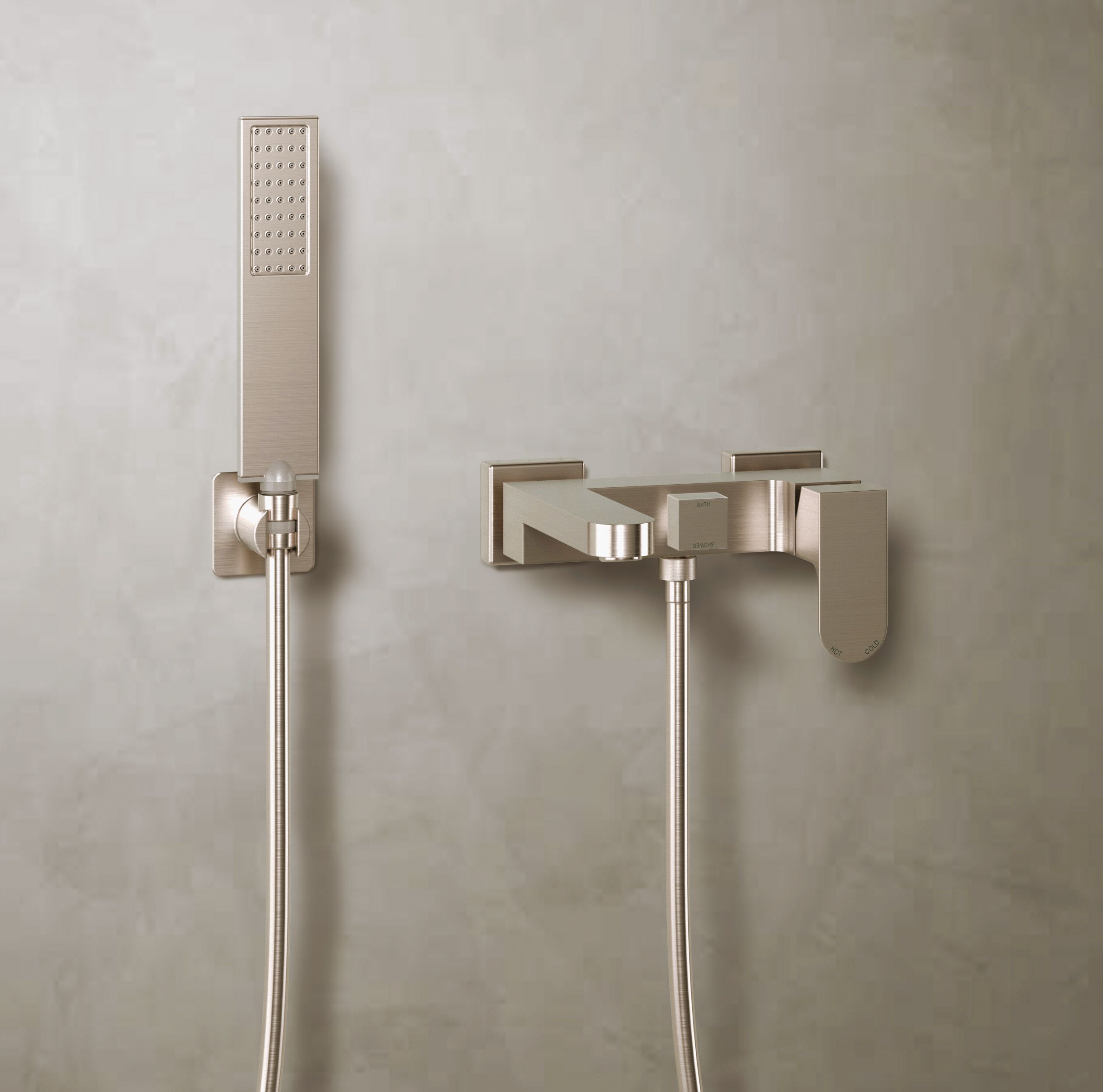 Смеситель для ванны из хромированной латуни с ручным душем Bossini Gillo ARCH-00017369