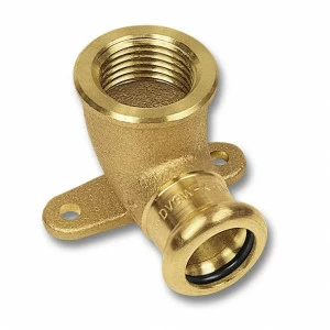 184722234 SANHA 8472G пресс-фитинг, бронза, водорозетка ВПр-ВР 22x3/4 мм