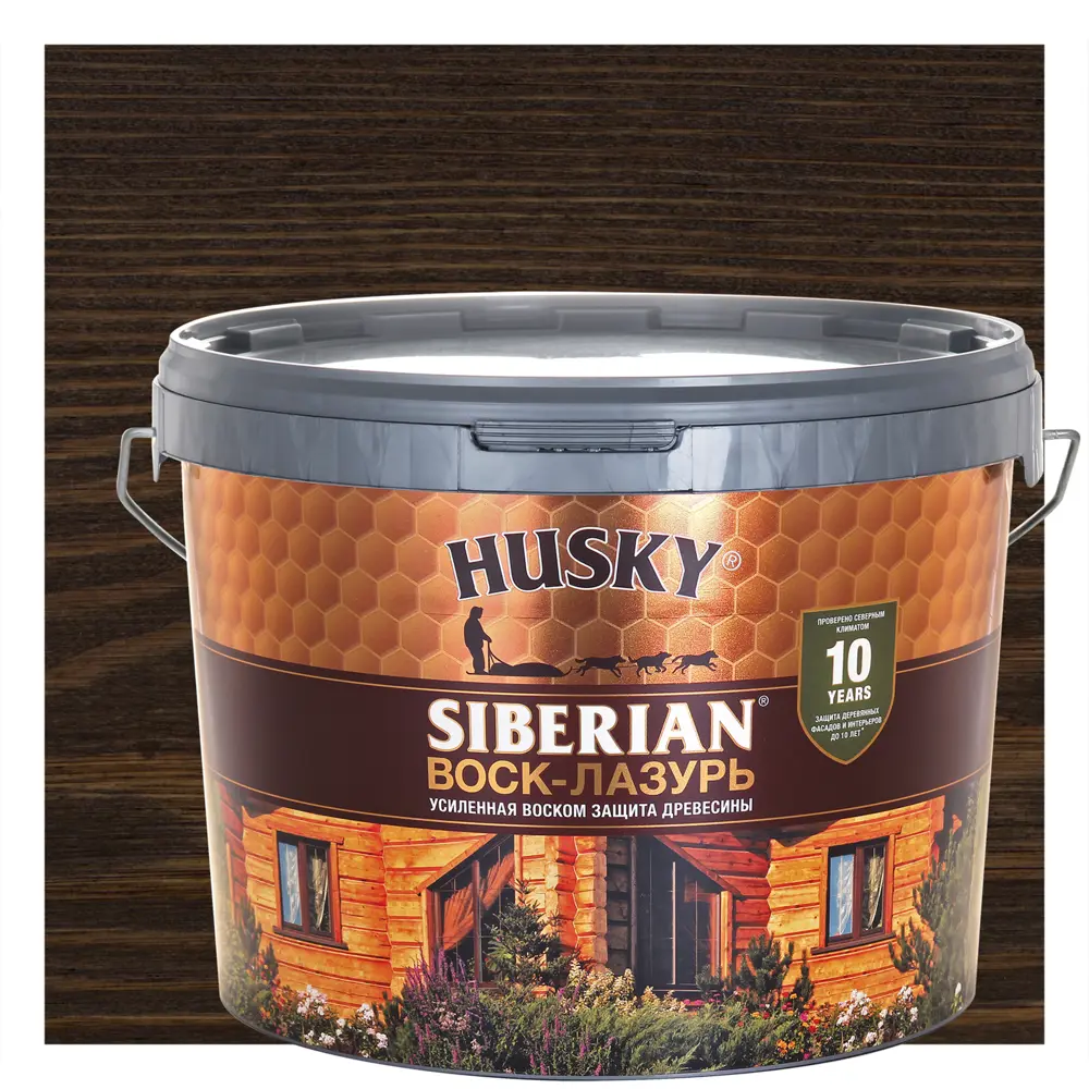 Воск-лазурь Husky Siberian для защиты дерева с эффектом палисандра 86765137 STLM-0071513