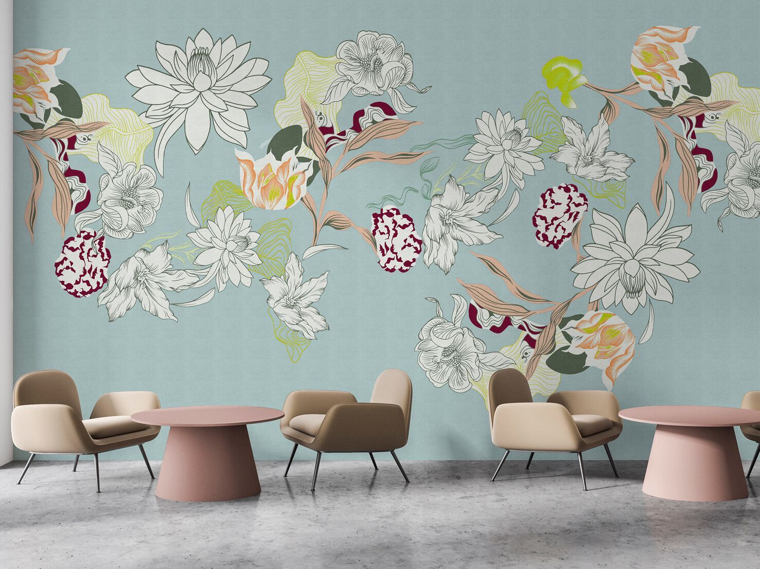 Обои с рисунком с цифровой печатью Architects Paper Walls by Patel IV ARCH-00098066