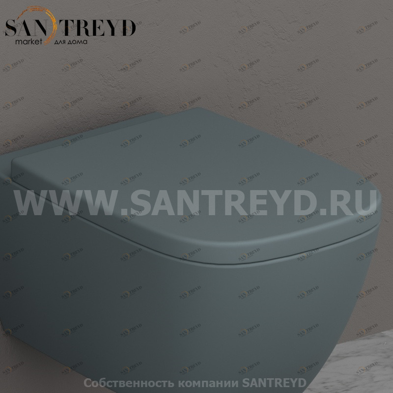 GN020BL Крышка сиденье для унитаза Ceramica Globo GENESIS