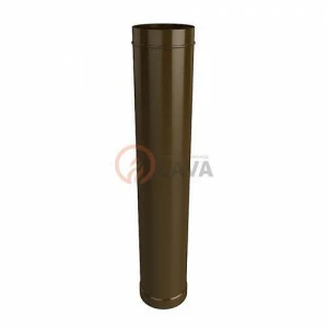 Труба-сэндвич LAVA 150/220 мм. 1 м. коричневый (8017)