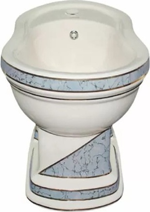 KL500.000I0 KLASIK Декор DIAG./GRI Биде Creavit Klasik 