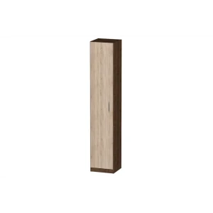 91368657 Шкаф распашной Furnistyle Лайф ЛШК-01 40x215x40 см ЛДСП цвет дуб коричневый табак/дуб сонома STLM-1384570