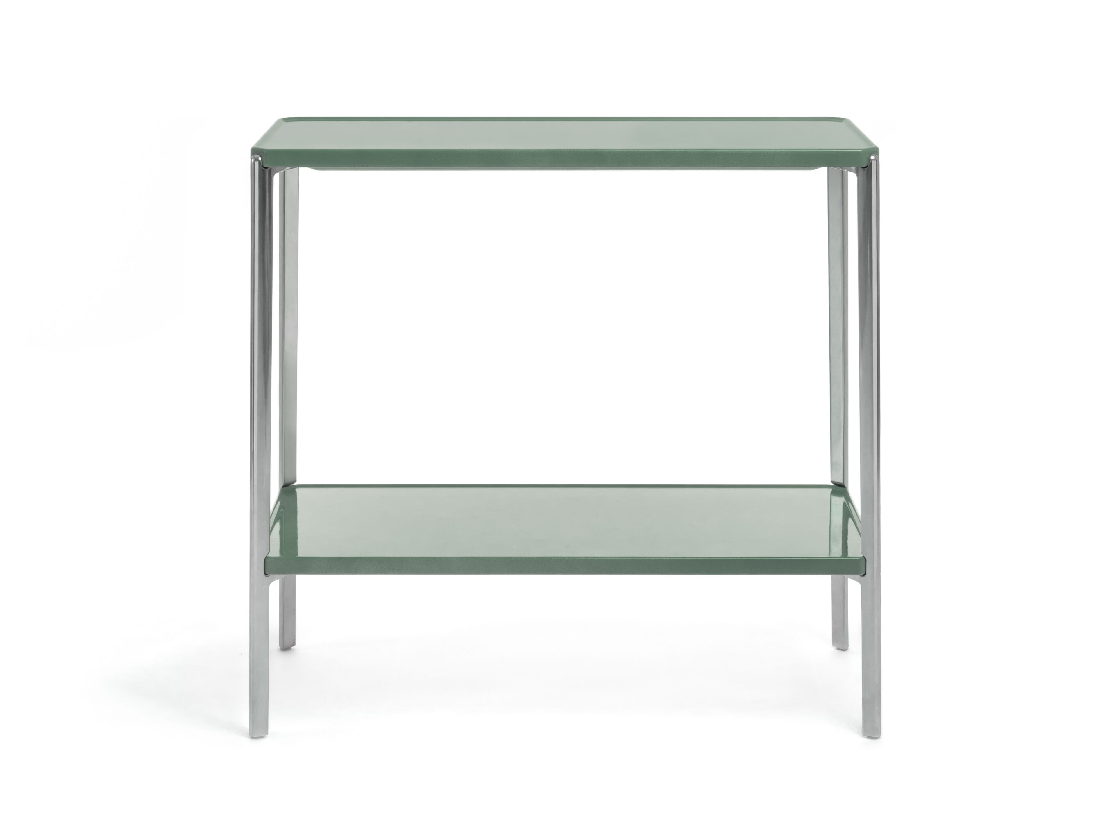 Высокий прямоугольный алюминиевый журнальный столик с жидким покрытием Magis тамбур ARCH-00096878