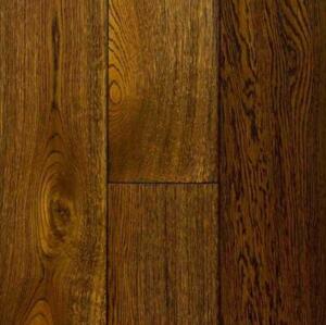 Инженерная доска Siberian Floors Эксклюзив Бурбон Черная Патина Масло Уф Дуб Натур (Рельефная) 500-2300х180/200 мм.