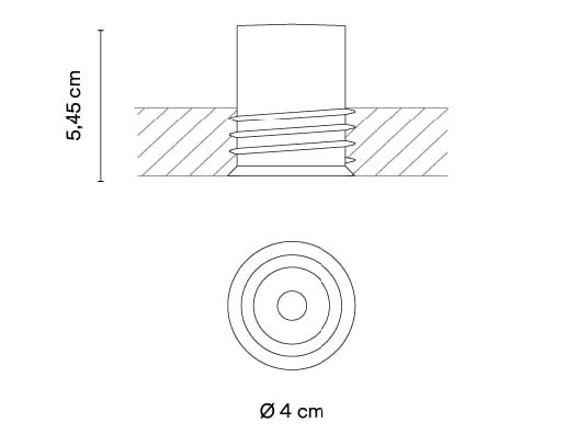 Утопленный светодиодный прожектор Vibia Bind Solo ARCH-00000454 - Вид №4